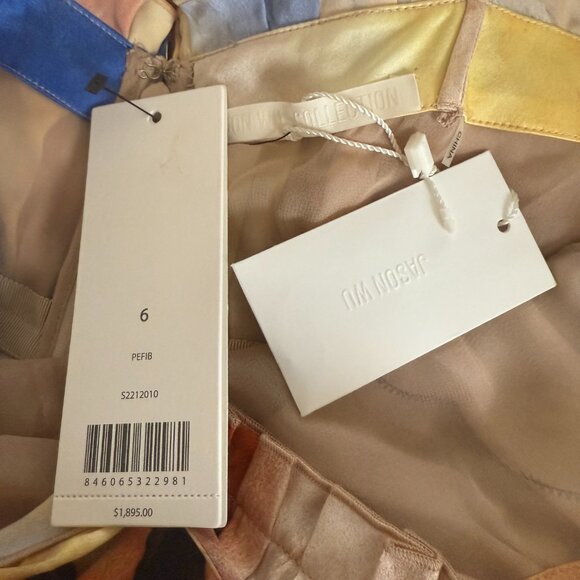JASON WU COLLECTION RUNWAY OMBRE SILK MIDI DRESS SIZE S/M NEW - Picture 14 of 14